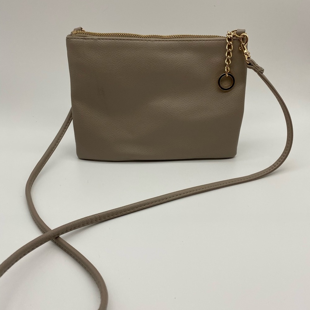 Taupe/Beige Crossbody/Clutch